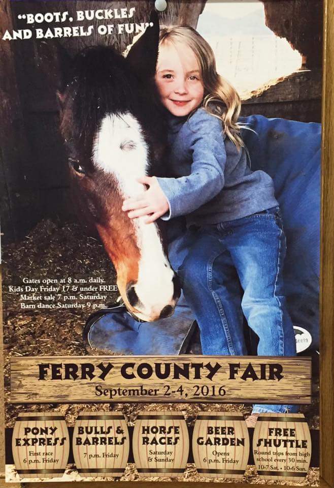 Ferry County Fair 2016 Poster and Event Details